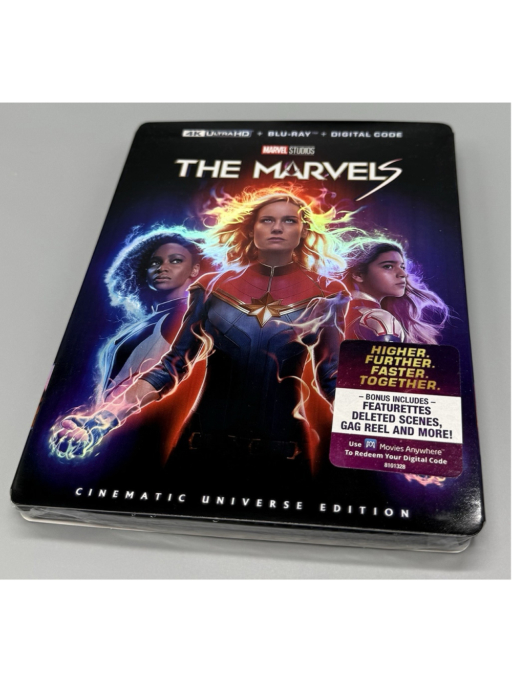 NEW The Marvels (4K UHD + Blu Ray + Digital) WITH SLIPCOVER SEALED